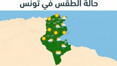 حالة الطقس في تونس: تقلبات منتظرة وتوقعات نهاية الأسبوع (تفاصيل)