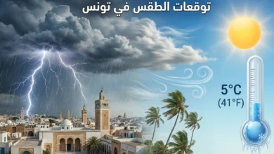 طقس الويكاند، نشرة جوية، أمطار رعدية، انخفاض درجات الحرارة