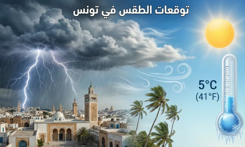 طقس الويكاند، نشرة جوية، أمطار رعدية، انخفاض درجات الحرارة